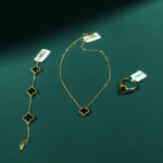 نیم ست ونکلیف سنگ مشکی کدمحصول 1045