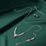 نیم ست جواهری کد محصول 1002